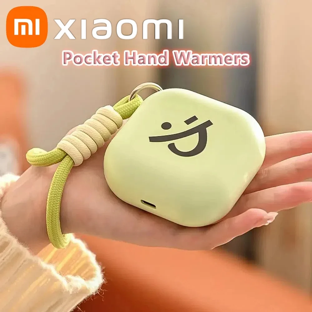 Xiaomi Mini Winter Hand Warmer USB Rechargeable Long Lasting Life Instant Hot Hand Outdoor Warm For Bag Backpack Pocket Gift New