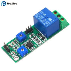 5V Hysteresis Voltage Comparator Module Threshold Adjustable High Level and Switch Dual Output Jitter Comparator Board