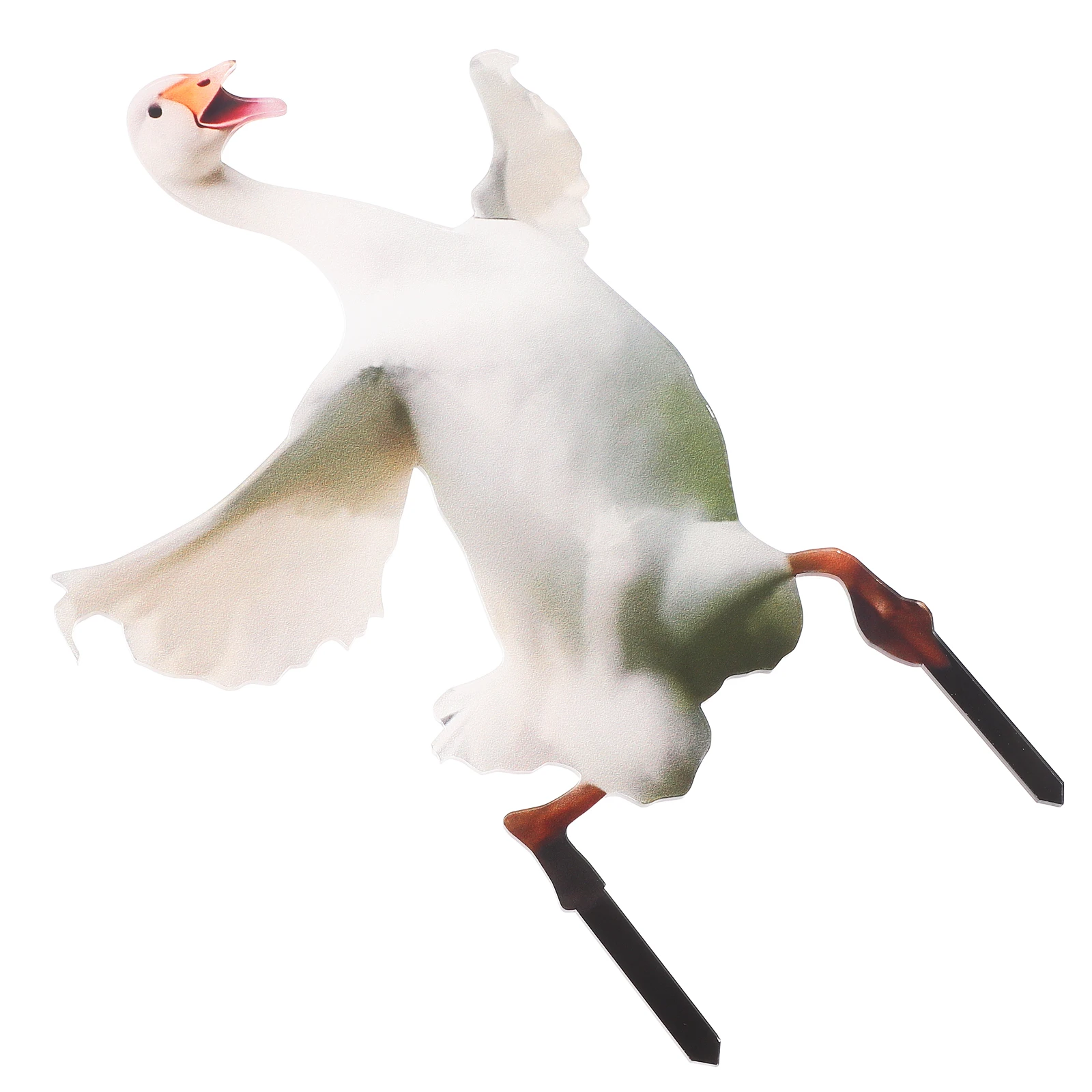 

Animal Decorative Pile Animals Garden Stakes Acrylic Goose Sign Lawn Ornament Statue Duck Outdoor Decorations
