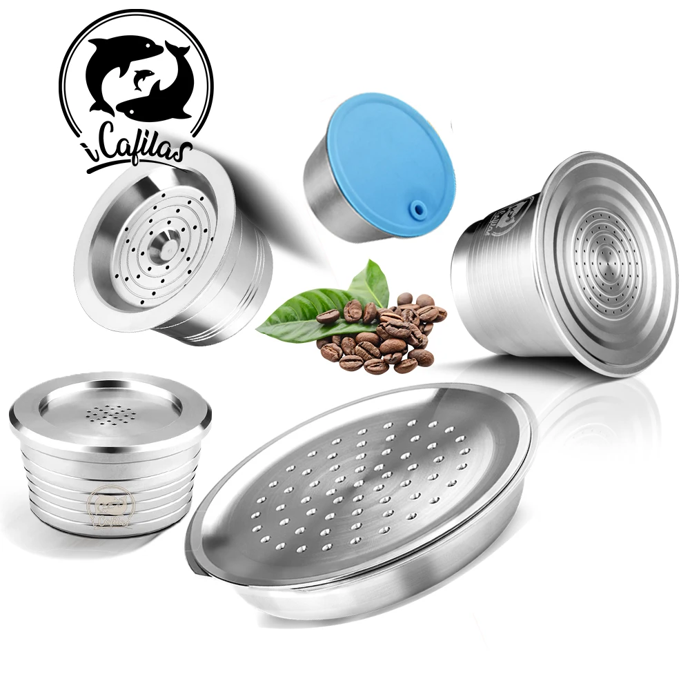 icafilas Reusable Coffee pod For Dolce Gusto For cafissimo For Delta Q For Philips Senseo For Nespresso Filter