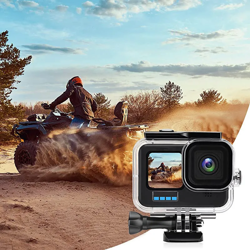 60M wasserdichtes Gehäuse für GoPro Hero 13 12 11 10 9 Unterwasser-Tauchgehäuseabdeckung für Go Pro Hero 9 10 11 12 13 Zubehör – Detail 4