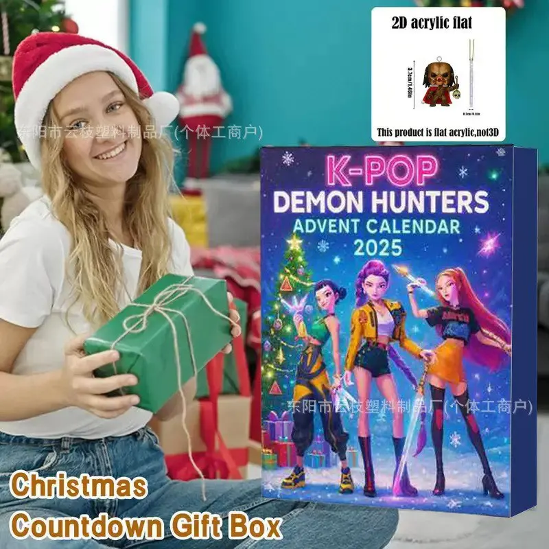 Kpop Demon Hunters 2025 adventskalender Trendy blinde doos speelgoed verzamelfiguren verrassingspersonage verborgen in elke doos