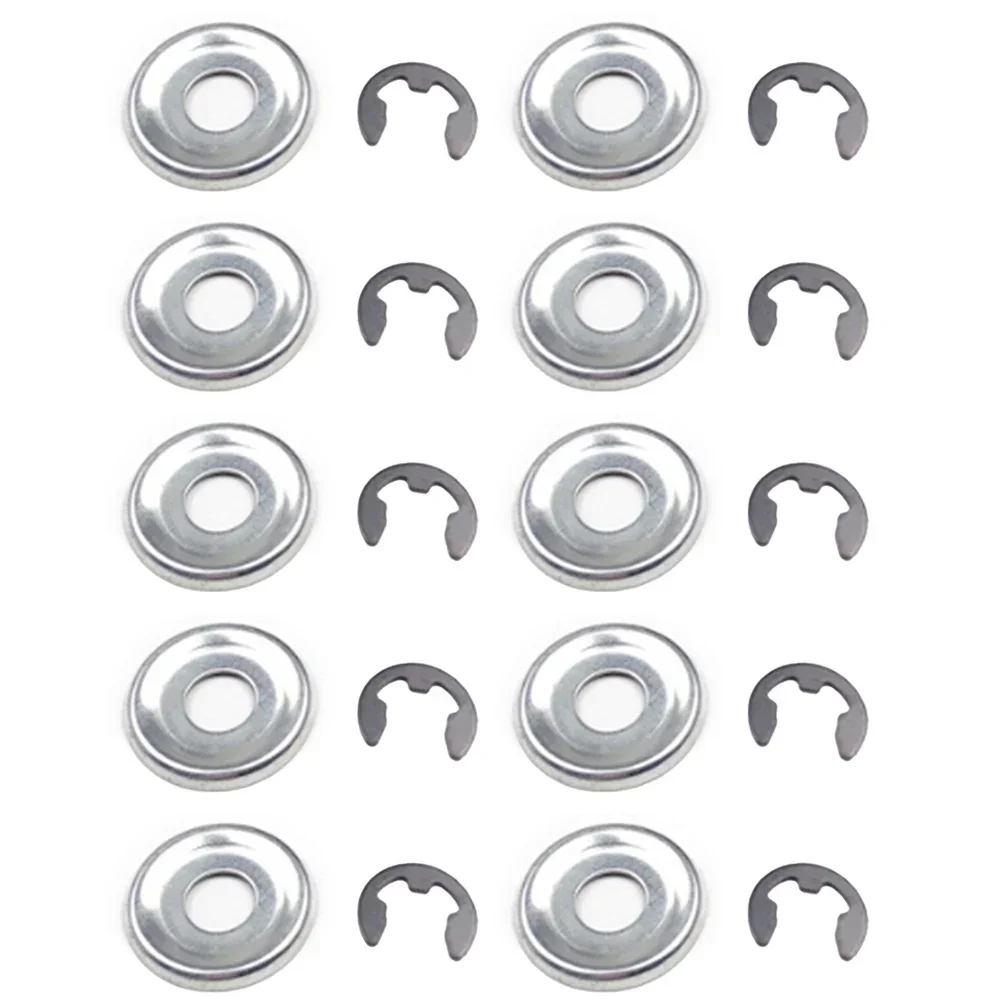 10pcs Clutch Washer + 10pcs E-clips 9460 624 0801 / 503 27 21-01 For MS260 MS290 MS440 MS460 MS660 9460 624 0801