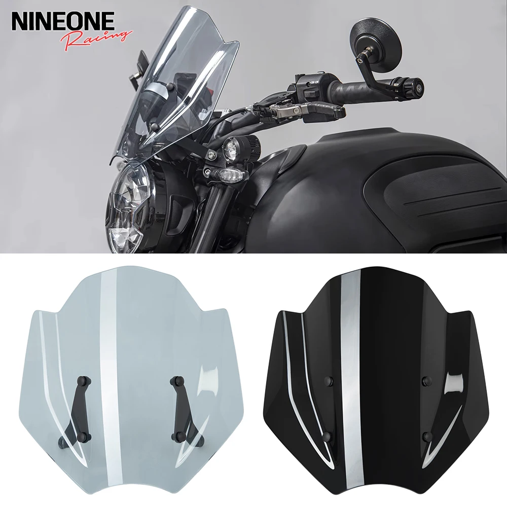 

Trident660 Front Fairing Windscreen Windshield Flyscreen Visor For Triumph Trident 660 2021-2025 Wind Shield Wind Deflector