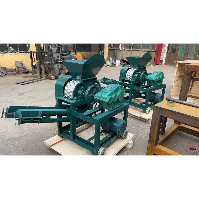 High Pressure Mineral Powder Briquette Machine for Metal Waste Recycling and Furnace Smelting with Roller Press Design