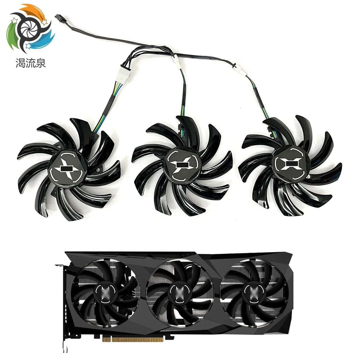 

New 85MM T129215SU Cooling Fan For XFX Speeder SWFT 309 Radeon RX 6700 XT Graphics Card Cooler Fan