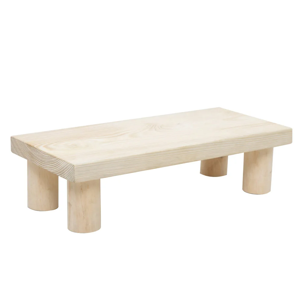 

Wood Footstool Bathroom Toilet Potty Kids Higher Pedals Stacked Safe Anti Skid Wear Resistant ComfortableToilet Stool