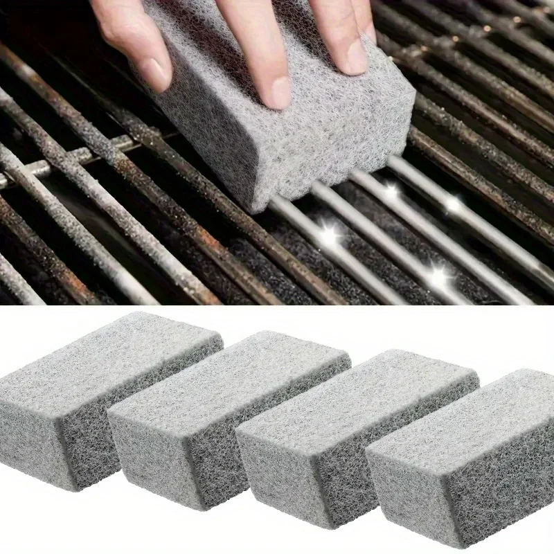 BBQ Grill Cleaning Brick Pumice Stone Block for Outdoor Barbecue Griddle Pan Rust Grease Remover Heat Resistant Tool