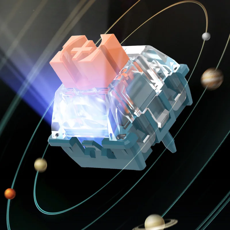 

TTC Uranus Magnetic Switch, Linear Factory Pre-lubed Freely Setting Pre-Travel Stable Soft Design Smooth Keyboard Switch