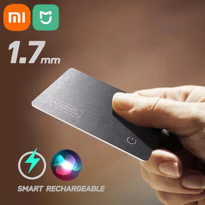 XIAOMI MIJIA Wireless Tracking Location Wallet GPS Tracker Cardsmart Tag For Iphone Apple Device Find My Airtag Replacement