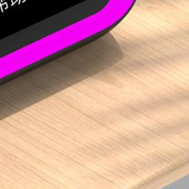 

Умная колонка с голосовым помощником, портативная Bluetooth-колонка с RGB-подсветкой, домашняя колонка с будильником и отображением погоды для дома