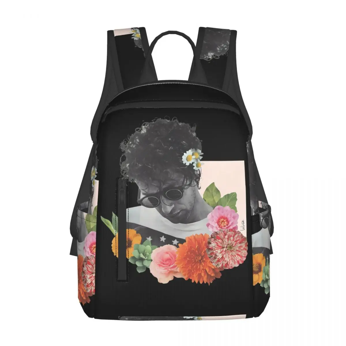 

Gustavo Cerati Music Backpack Daypack Large Capacity Boys Girls BookBag School Bag Shoulder Bags for Men Women