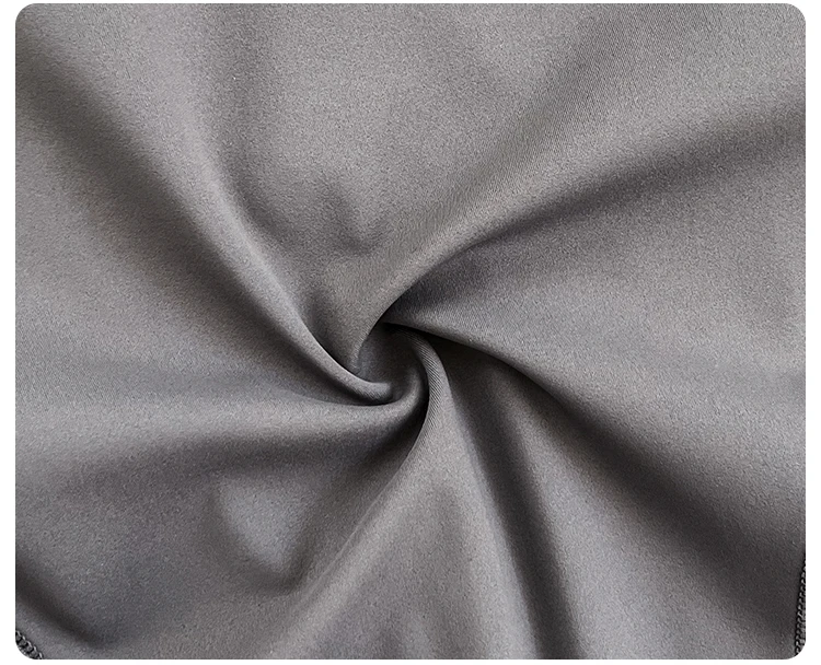 Damen Slim Fit Yoga-Jacke mit Stehkragen, Reißverschluss, Daumenlöchern, langen Ärmeln, für Laufen, Fitness und Sport. – Detail 7