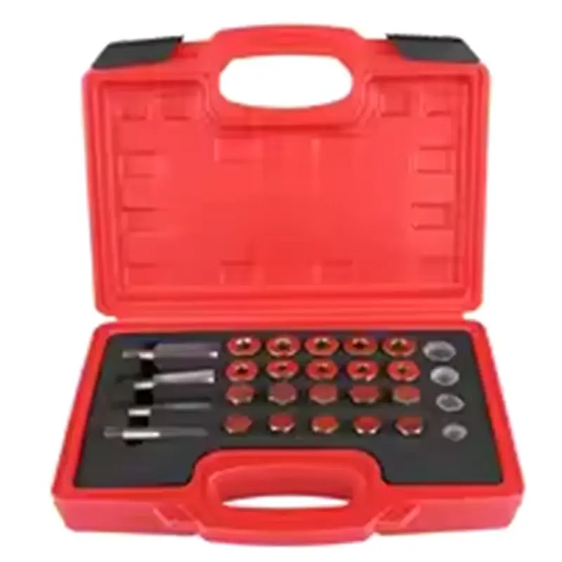 AEE6-64Pcs Oil Pan Thread Repair Kit Sump Gearbox Drain Plug Tool Set M115 M17 M20