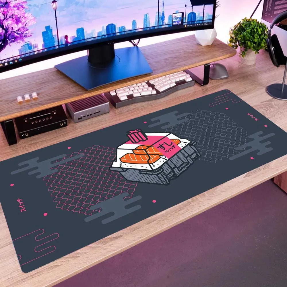 

Xxl Kulermats Entrance Universe Sushi Suit Rubber Pad Mouse Pad Xl Computer Accessories Game Pad Direct Sales Desk Pad Animation