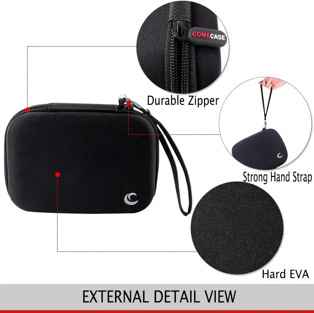 حقائب تخزين منظم البطارية الصلبة الصيفية حقيبة حمل - تحمل 32 × AA، 20 × AAA، إجمالي 52 بطارية [الاختبار غير متضمن]