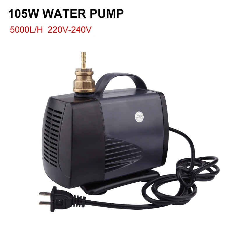 

Aquarium Submersible Pump 105W 5M Lift 5000L/H CO2 Laser Engraving & Cutting Machine For CNC Router Spindle Motor Cooling