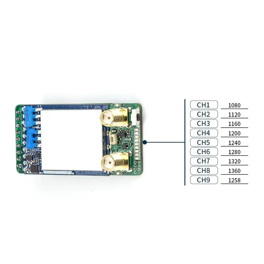 1.2GHz VRX Diversity odbiornik wideo 9CH szerokopasmowy 1080MHz 1360MHz kompatybilny SKY04X SKY04O CobraX SD gogle FPV Drone