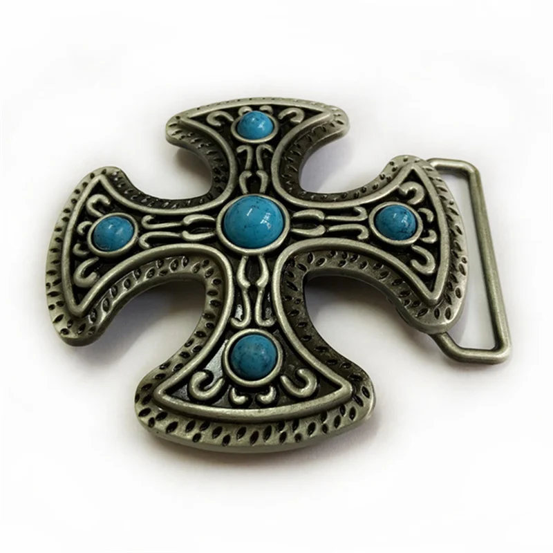 

Повседневная джинсовая пряжка для ремня с крестом — модный и стильный аксессуар для мужчин и женщин