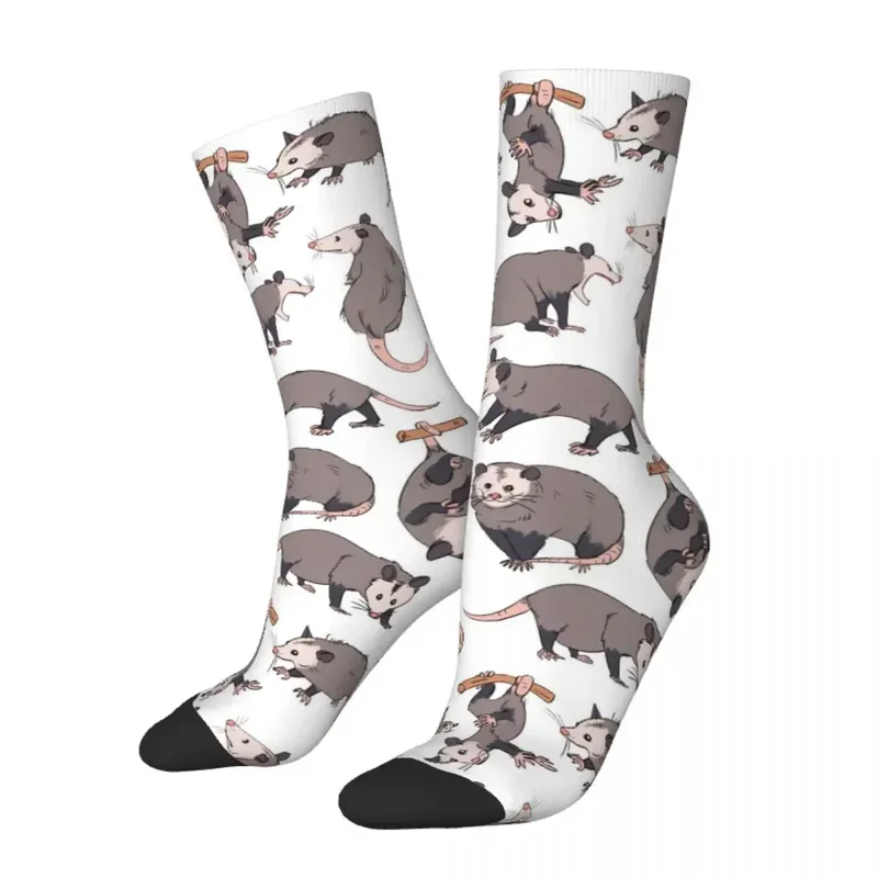 

Y2K Happy Funny Men'S Hip Hop Kawaii Possum Opossum Sock Polyester Animal Graphic Women'S Socks Spring Summer Autumn Winter