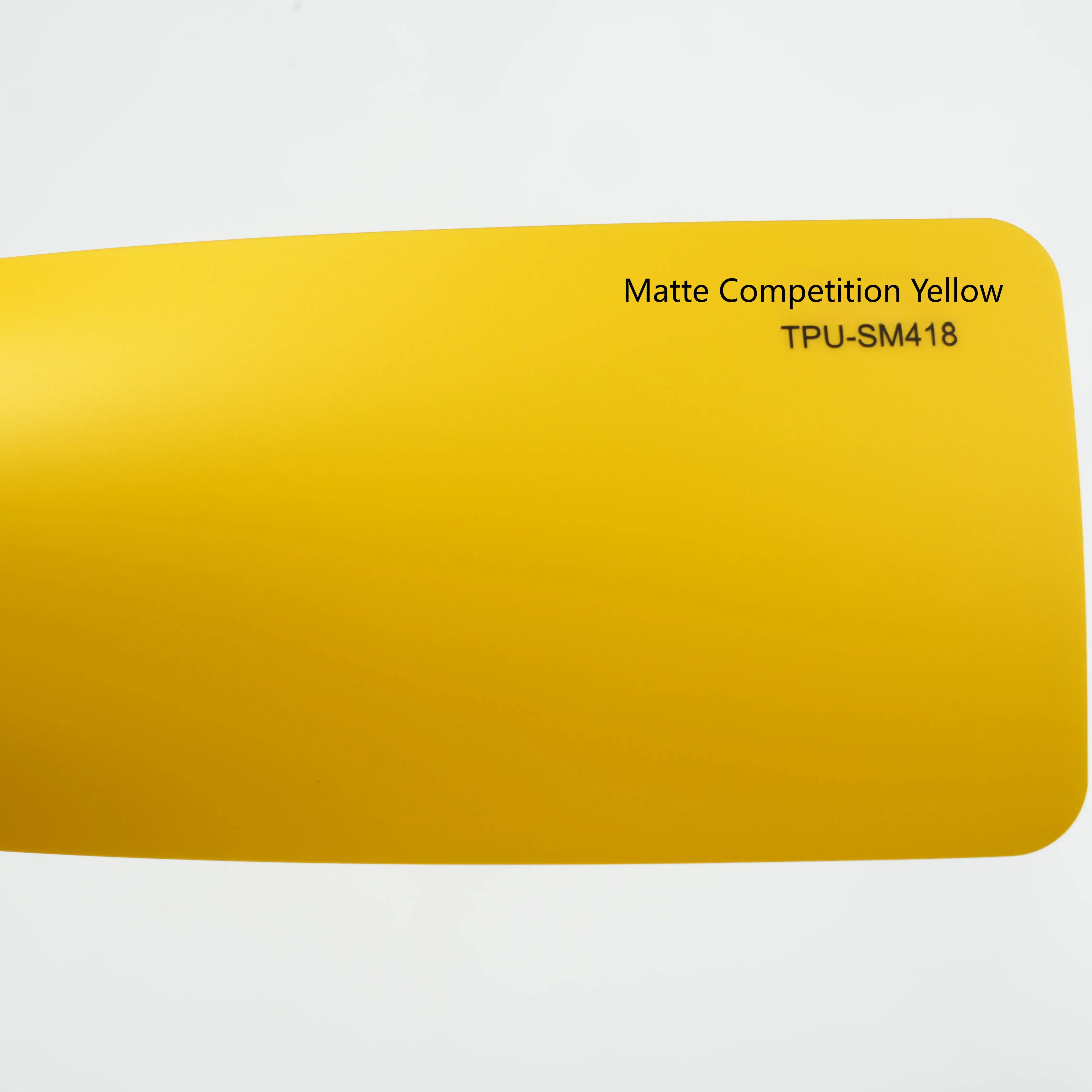 Factory Sale TPU Color Paint Protection Film TPU Matte Competition Yellow TPU Colored PPF Dry Applied