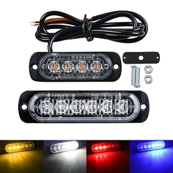 6LED Warning light LED trailer lights Truck side indicator lights Car grille malfunction light bar SUV motorcycle Ships beacon