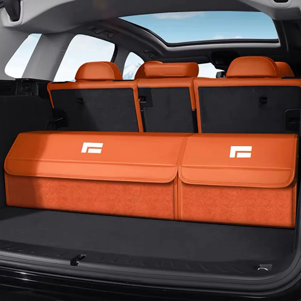 Fit For BAIC JISHI ROX 01 & Adamas 2024-2026 Car Dedicated Trunk Cargo Organizer Storage Box Tailgate Tray Interior Accessories