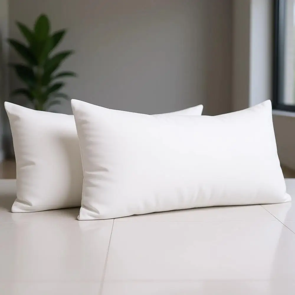 

Комплект из 2 роскошных хлопковых подушек King Size - охлаждающие, гипоаллергенные, идеально подходят для сна на животе, на боку и на спине, сделано в США, 36 x