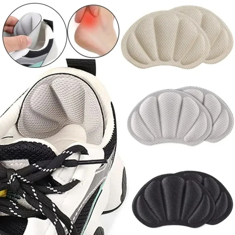 Anti Wear Prevent Dropping Insoles Light Weight Sports Heel Pads Adjustable Size Back Sticker Shoe Size Adjustment Tool