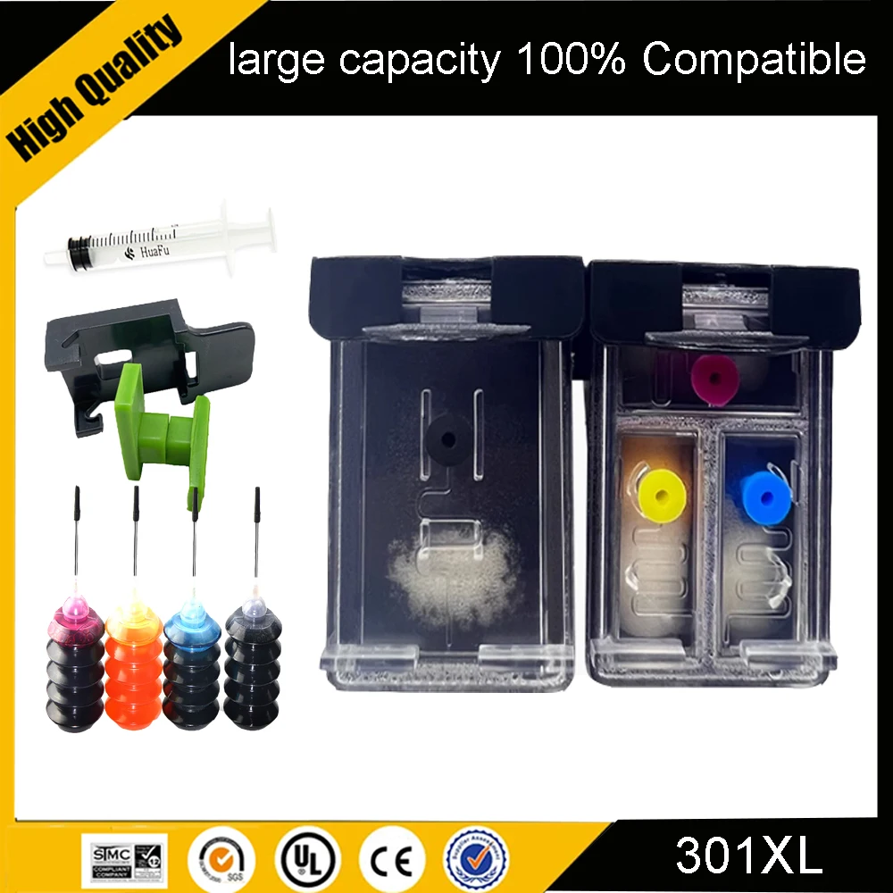 

Замена картриджа Einkshop301XL для HP 301 HP301 XL, совместимого принтера Deskjet 2540 2542 2543 2544 2546 1000 1010 1011