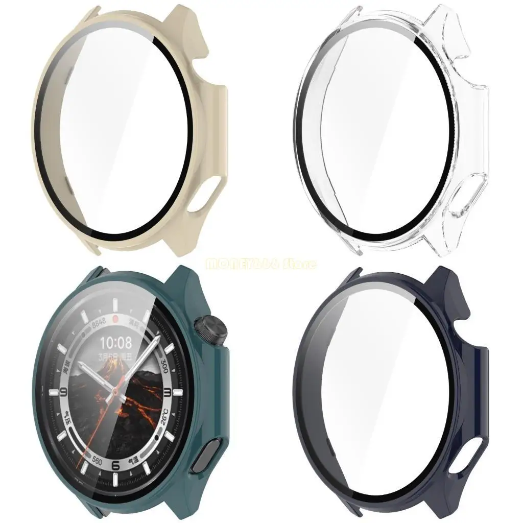 F62C Smartwatch Cover Cover Case with Screen Protector Glass Film for Watch 3