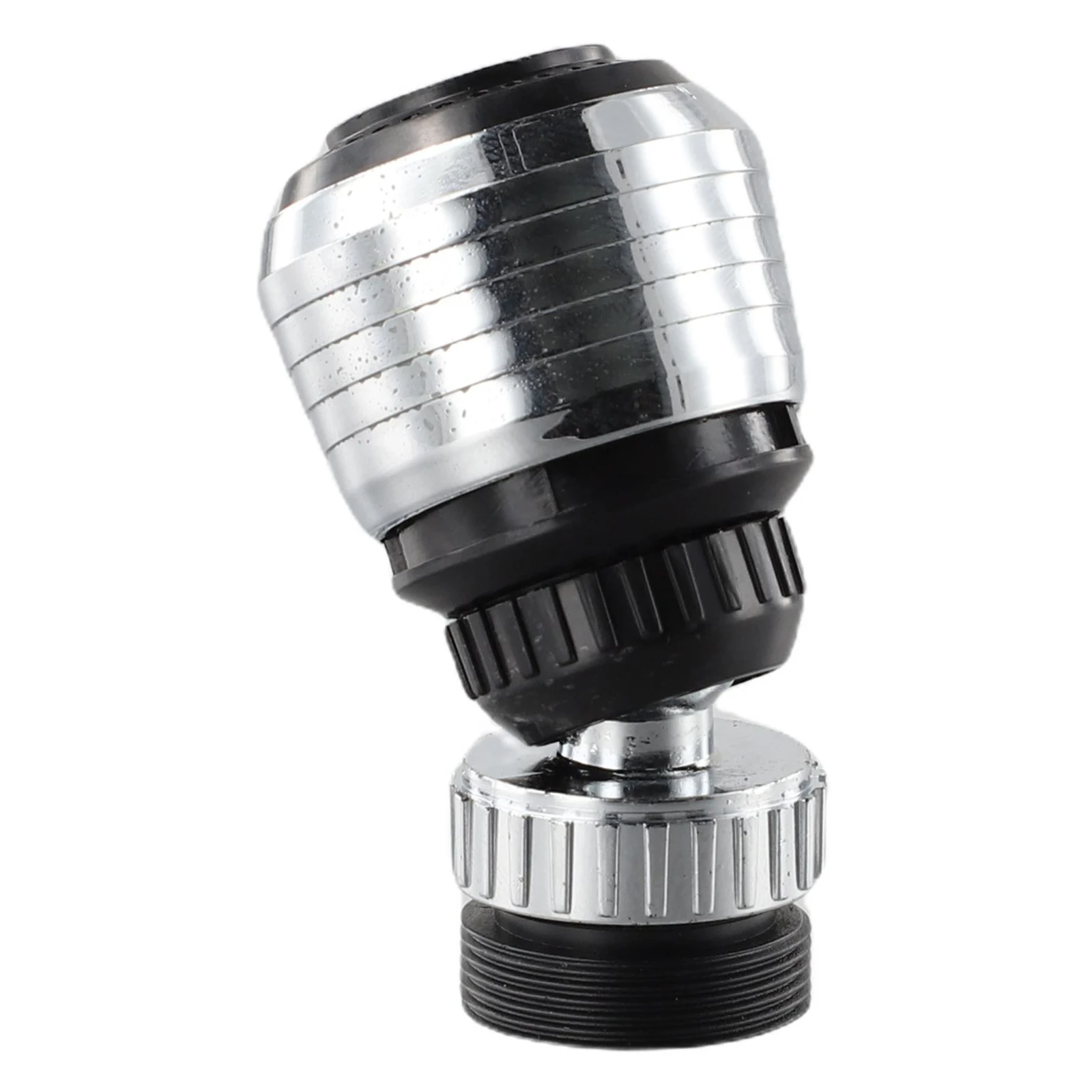 Rubinetto girevole Ugello antispruzzo ABS cromato Aeratore Flessibile Rubinetto girevole da cucina Risparmio idrico a 360 gradi Conveniente