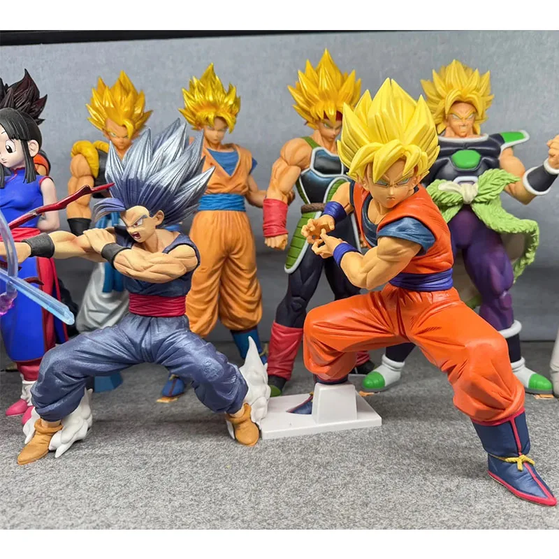 

Japanese Version Dragon Ball Grandista Super Series: Sun Wukong Squatting Posture Scenery Figurine Model Collection Gifts Toys