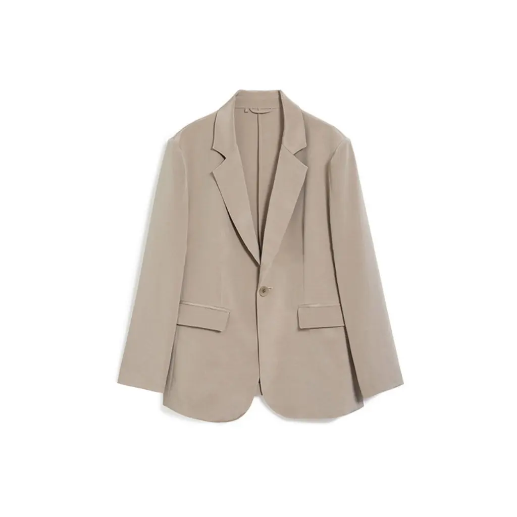 

Heavy Luxury Stand-Up Blazer Ready-Made Manufacturer Wholesale Work Clothing 30mm Silk with Crepe De Chine Lining for Women