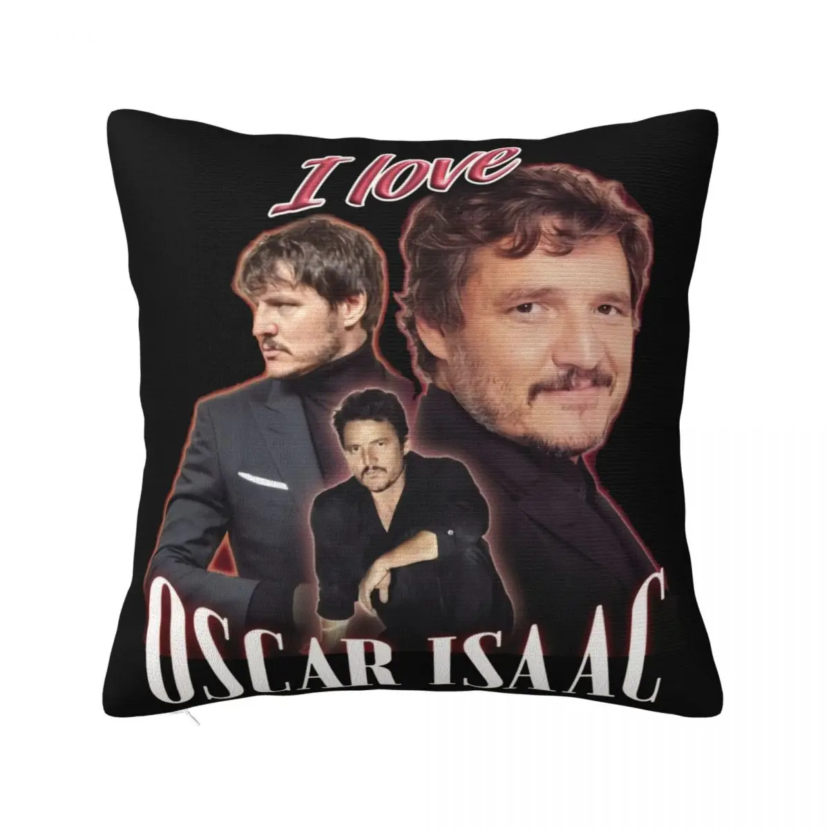 Novelty I Love Oscar Isaac Pedro Pascal Pillow Cases Cushion Cover Home And Decoration Pillow Case Pillow Cover