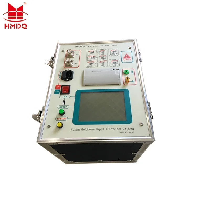 HM5006 Schering Bridge Tangent Delta Test Set Transformer Tan Delta and Power Factor Tester