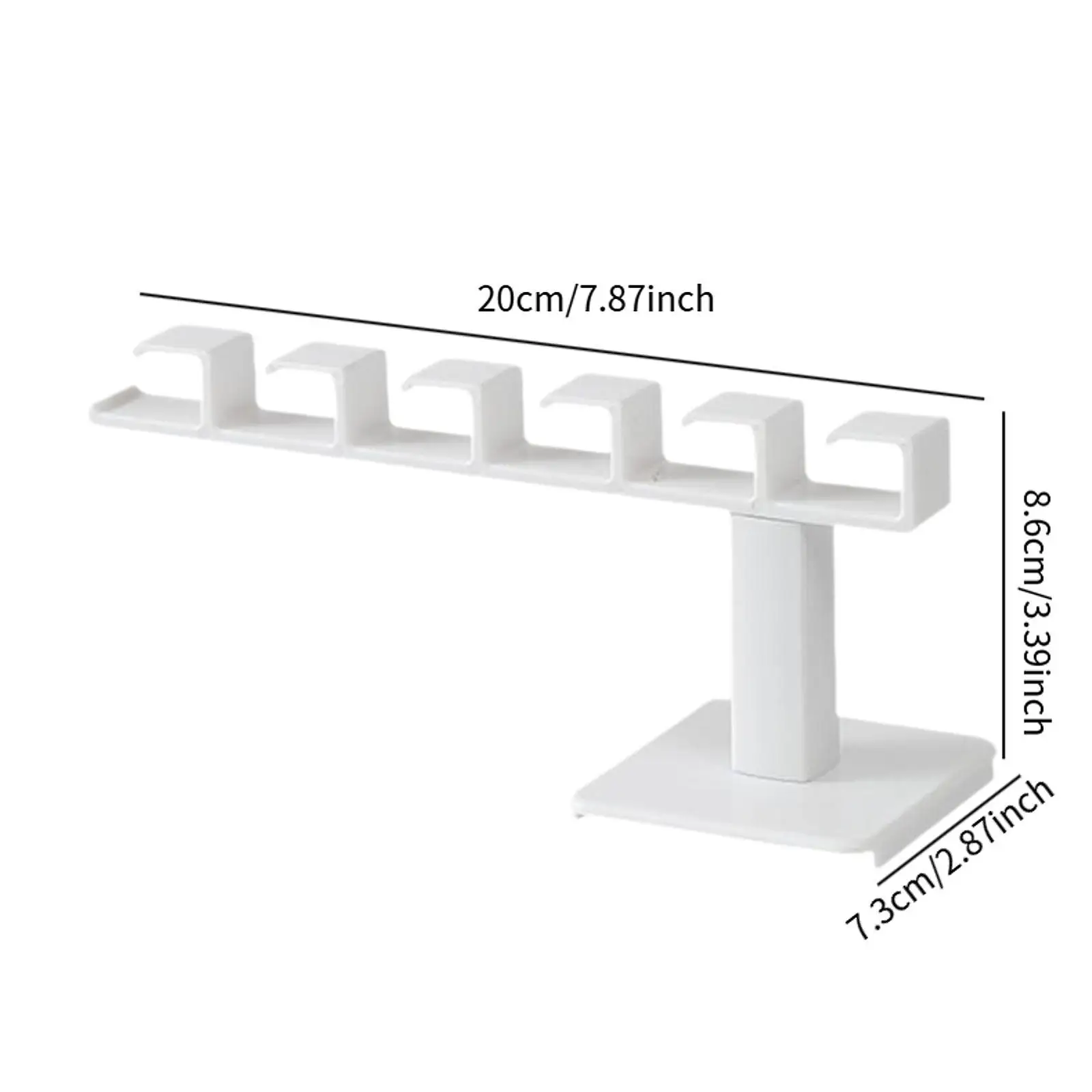 Chapéus de beisebol Rack Hanger Wall Mount Caps Display para porta armário Scrunchie