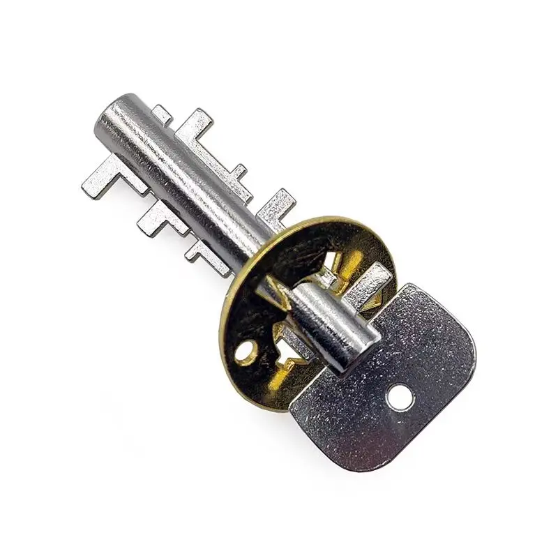 Classica serratura a chiave puzzle in metallo 3D sblocca rompicapo adulti adolescenti bambini IQ test logico giocattoli educativi giochi di smarrinamento