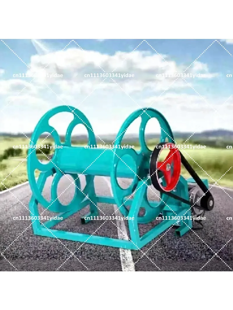 Automatic Hose Reel Winder, Labor-Saving Coiling Machine for Farm Irrigation and Water Spraying