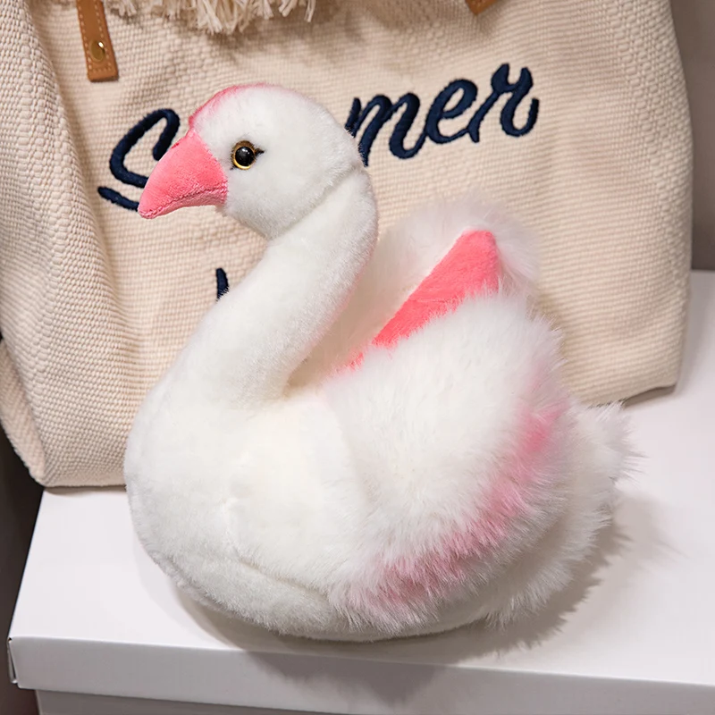 

25/45cm Swan Plush Toy Soft Stuffed Cute Animal Flamingo with Wings Lovely Dolls For Lovers Gifts