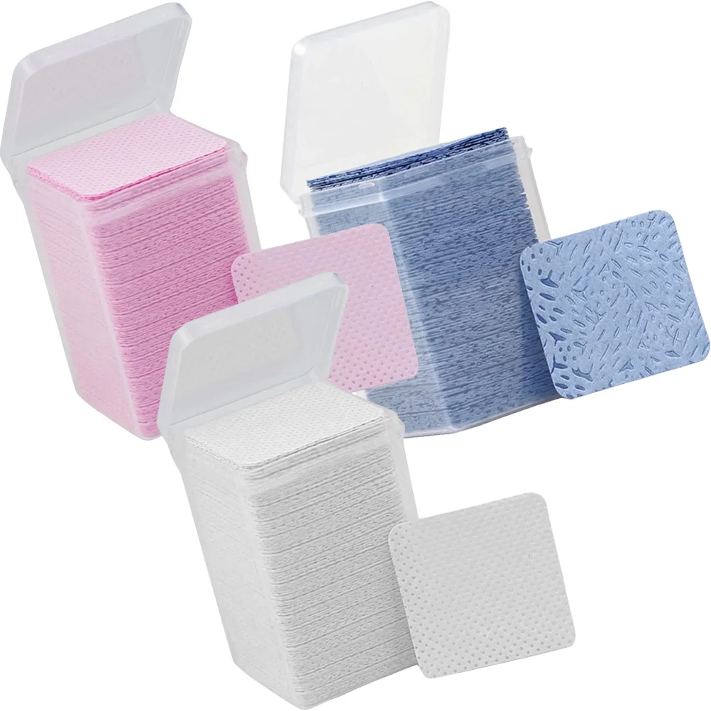 Lenço de Limpeza para Cola de Cílios, Lenço Reutilizável para Remoção de Resíduos de Frascos, Limpador de Gel para Arte de Unhas