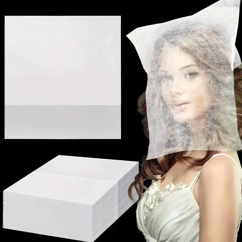 

50/100 шт. одноразовые защитные капюшоны для макияжа, дышащие косметические маски для красоты для свадебной вечеринки, свадьбы, путешествий, ежедневного макияжа