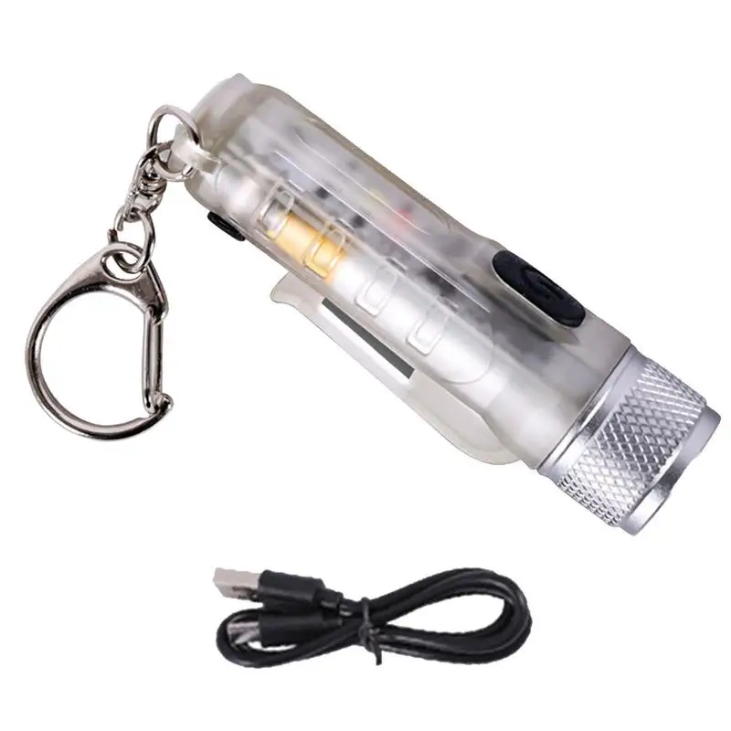 

Pocket Flashlight Keychain Flashlights Small LED Flashlight Waterproof Key Ring Light For Dog Walking Sleeping Reading Nice Gift