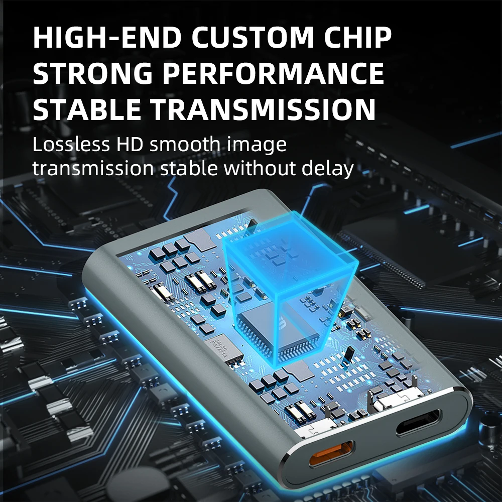 Hibloks AR Charging Transmission Module Data Cable For Switch2/Switch Steam Deck Compatible Xreal Air/Thunderbird Smart Glasses