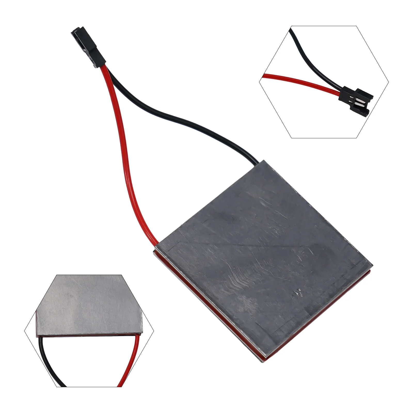 

Fireplace Fan Generation Sheet Semiconductor Silver 1 Piece 40*40mm Heater Part Mall Size Environmentally Friendly