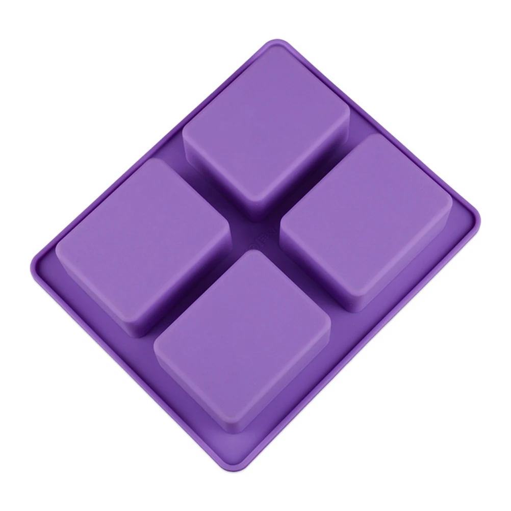

Silicone Soap Mold Baking Chocolate Square Tool Flexible Nonstick Oven Dishwasher Safe Diy Decor Cake Maker Crafts Resin