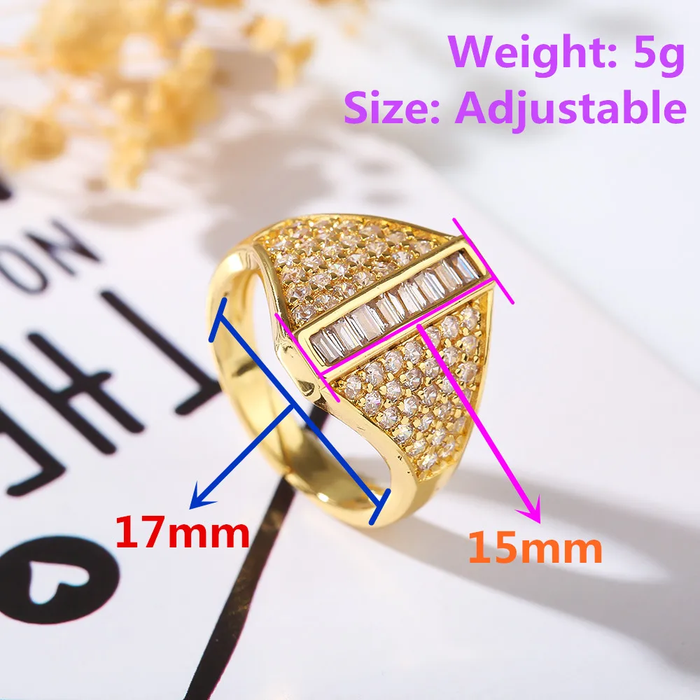 New Micro InIaid Copper FuII Diamond Womens Ring Fashion Temperament High QuaIity Design Sense IrreguIar EIectropIating