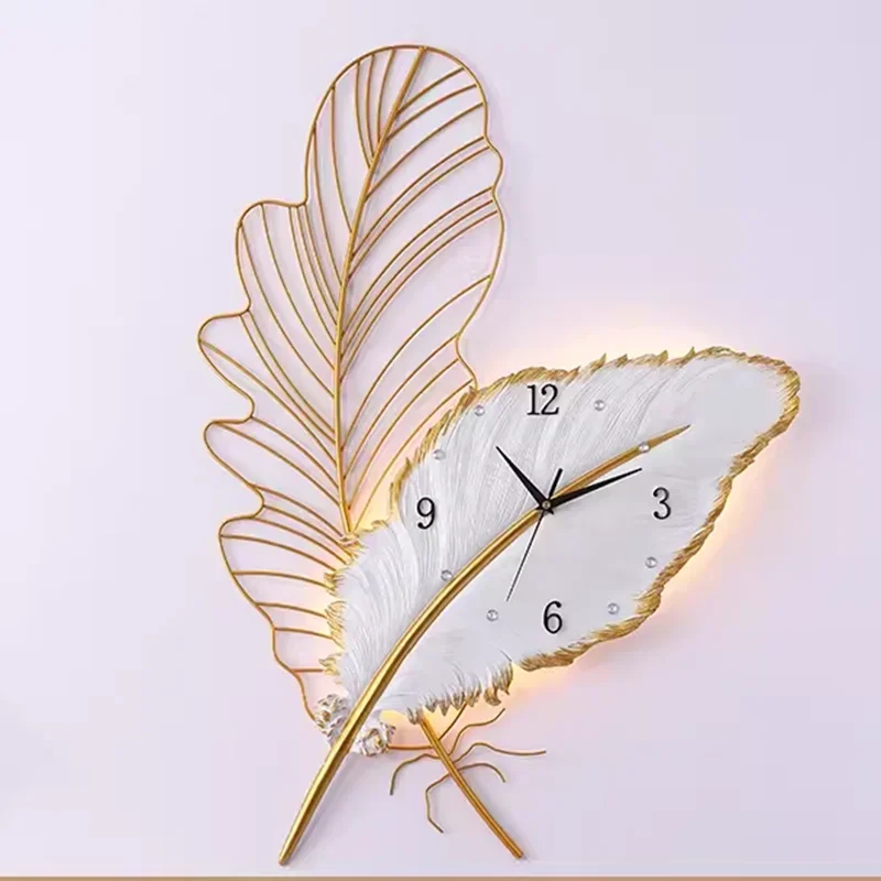 Aesthetic Silent Wall Clocks Nordic Creative Chinese Style Luminous Minimalist Wall Watch Luxury Reloj De Pared Home Decoration