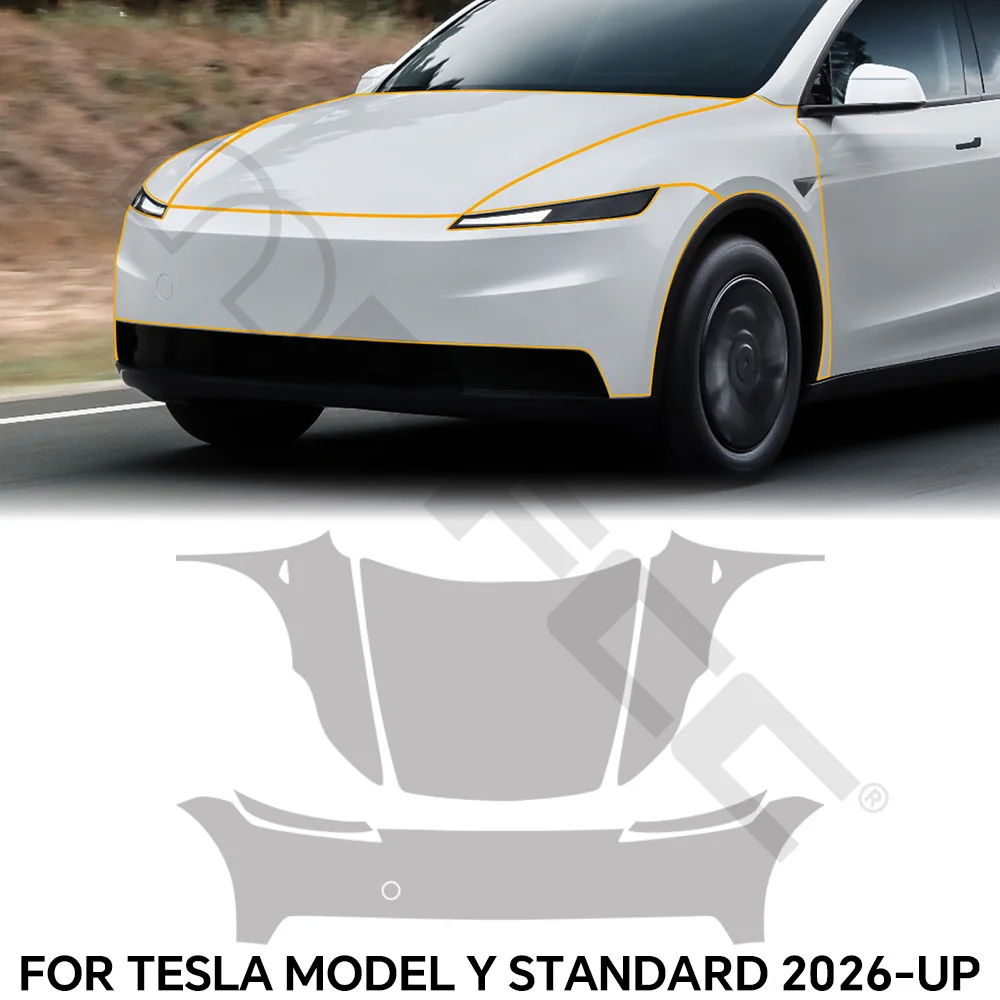 

9Mil TPU For Tesla Model Y Standard 2026-UP Pre-cut PPF Paint Protection Film Clear Bra Anti-Scratch Resistant Car Accessories