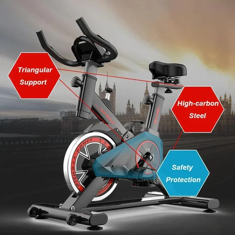 Cheap Price Gym Exercise Bicycle Indoor Mini Spinning Bike with Flywheel and Sweat-Proof Seat